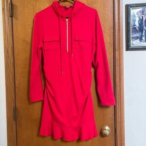 Venus size small red hooded dress